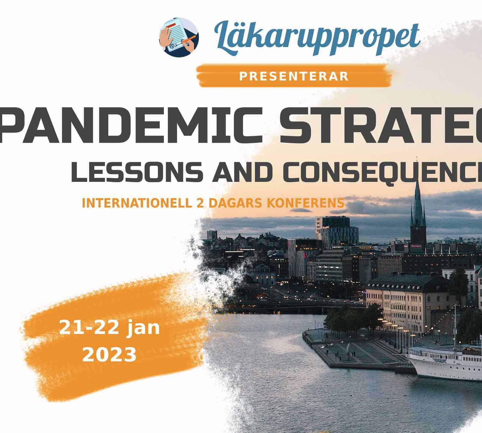 Lehdistötilaisuus Läkaruppropettin seminaarista Tukholmasta.