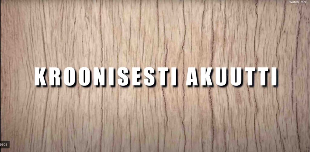 Kroonisesti akuutti