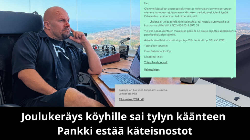 Videohaastattelu: Henry Aflecht kertoo miten joulukeräyksen käy ja laajemmin Suora Tuki ry:n toiminnasta