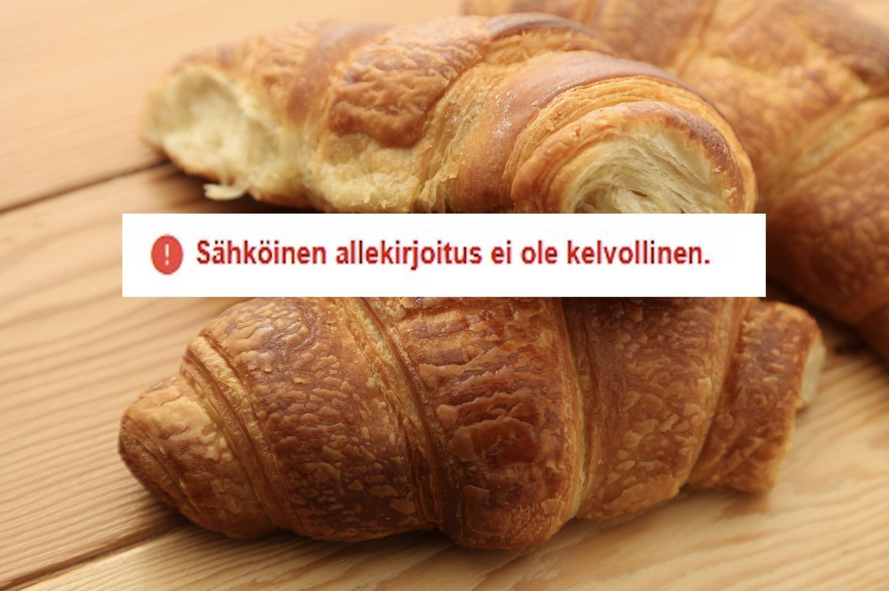 Maailman kallein syömätön kroissantti, mutta kenelle?