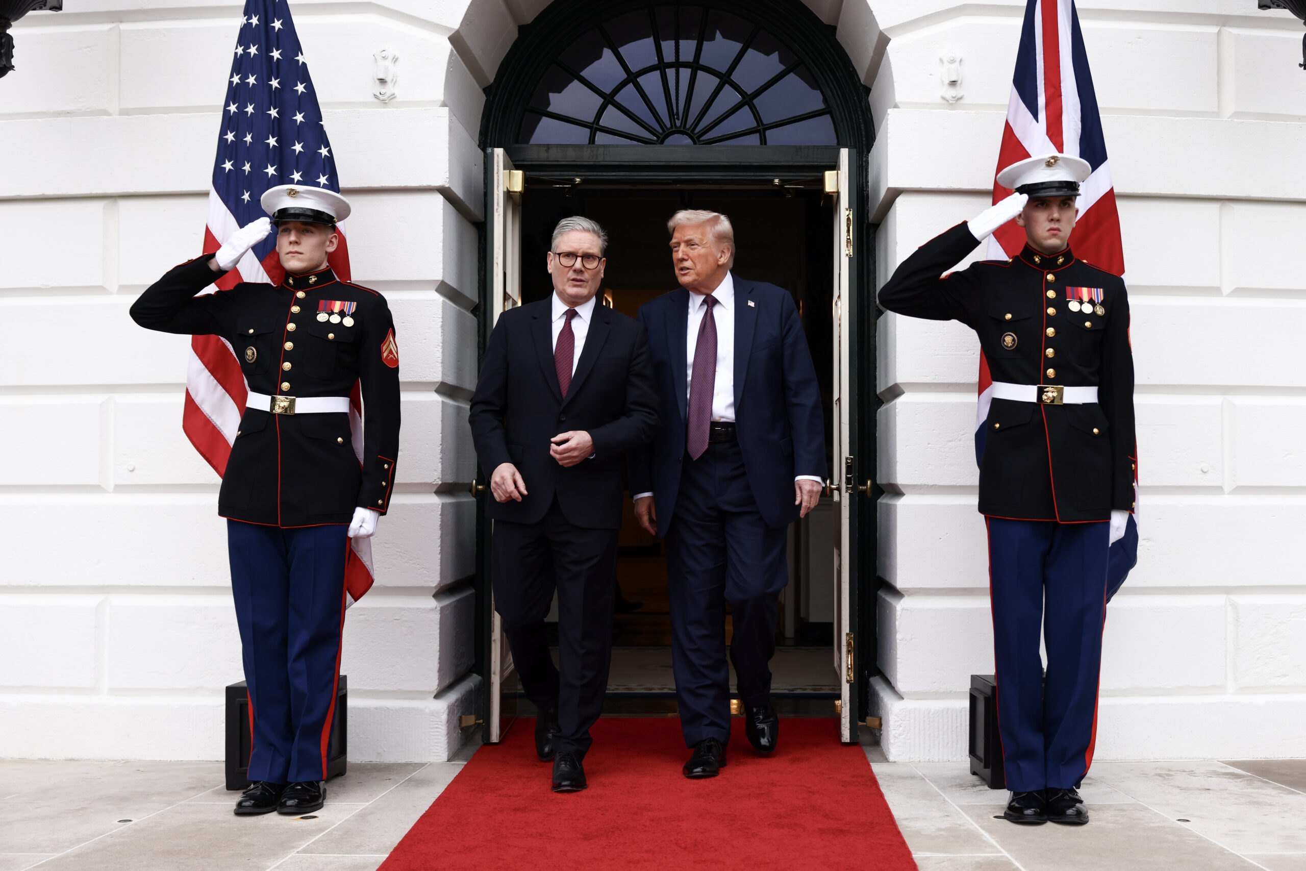 Prime Minister Keir Starmer meets US President Donald Trump