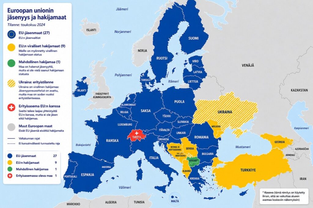 EU: uusilta jäsenmailta veto-oikeus pois vuosiksi