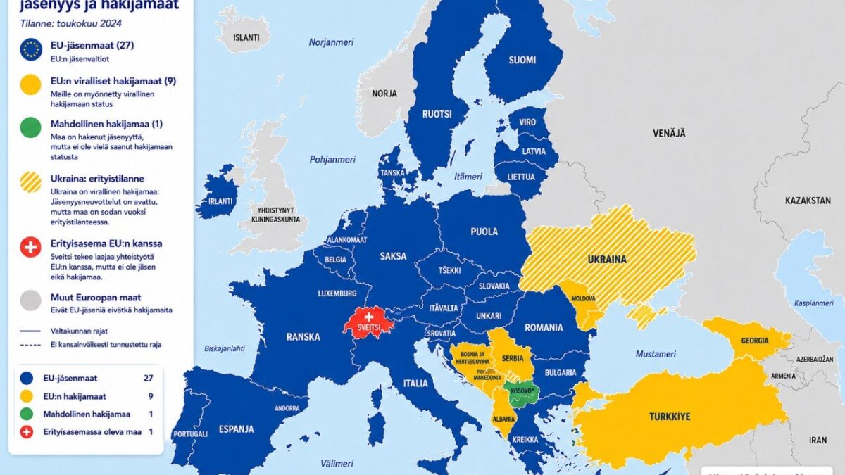 EU: uusilta jäsenmailta veto-oikeus pois vuosiksi