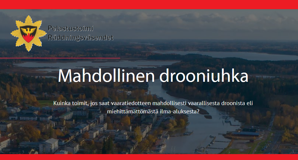 Droonisade: Pelastustoimen tappavat ohjeet