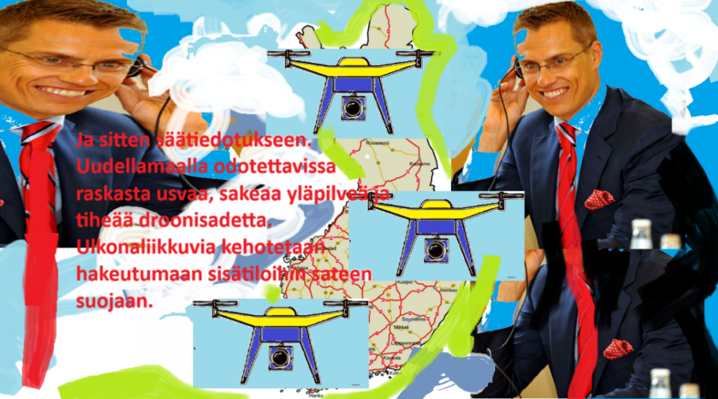 Presidentti puhuu sanomatta mitään relevanttia