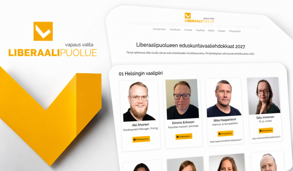 Liberaalipuolue avasi vaalipelin – muut pienpuolueet vielä hiljaa