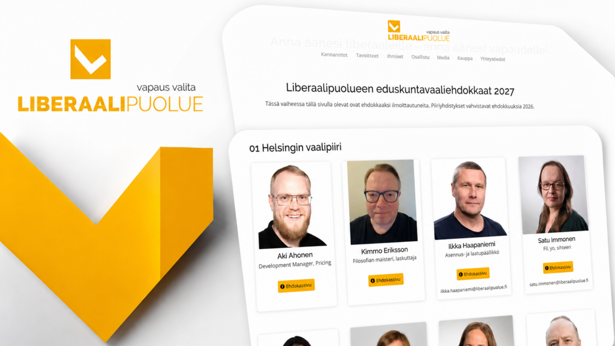 Liberaalipuolue avasi vaalipelin – muut pienpuolueet vielä hiljaa