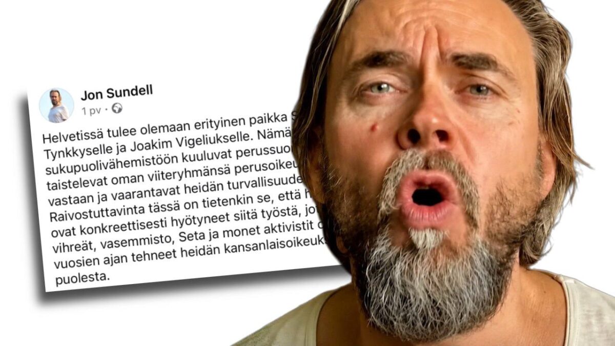 Vihreiden luottamushenkilö tuomitsi perussuomalaiset “helvettiin”