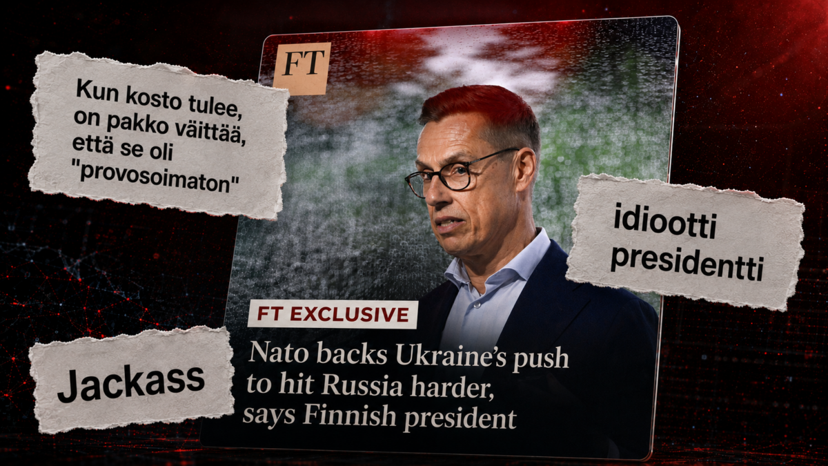 Stubbia solvattiin maailmalla rajusti – “idiootti presidentti”, “CIA:n kätyri” ja “Jackass”