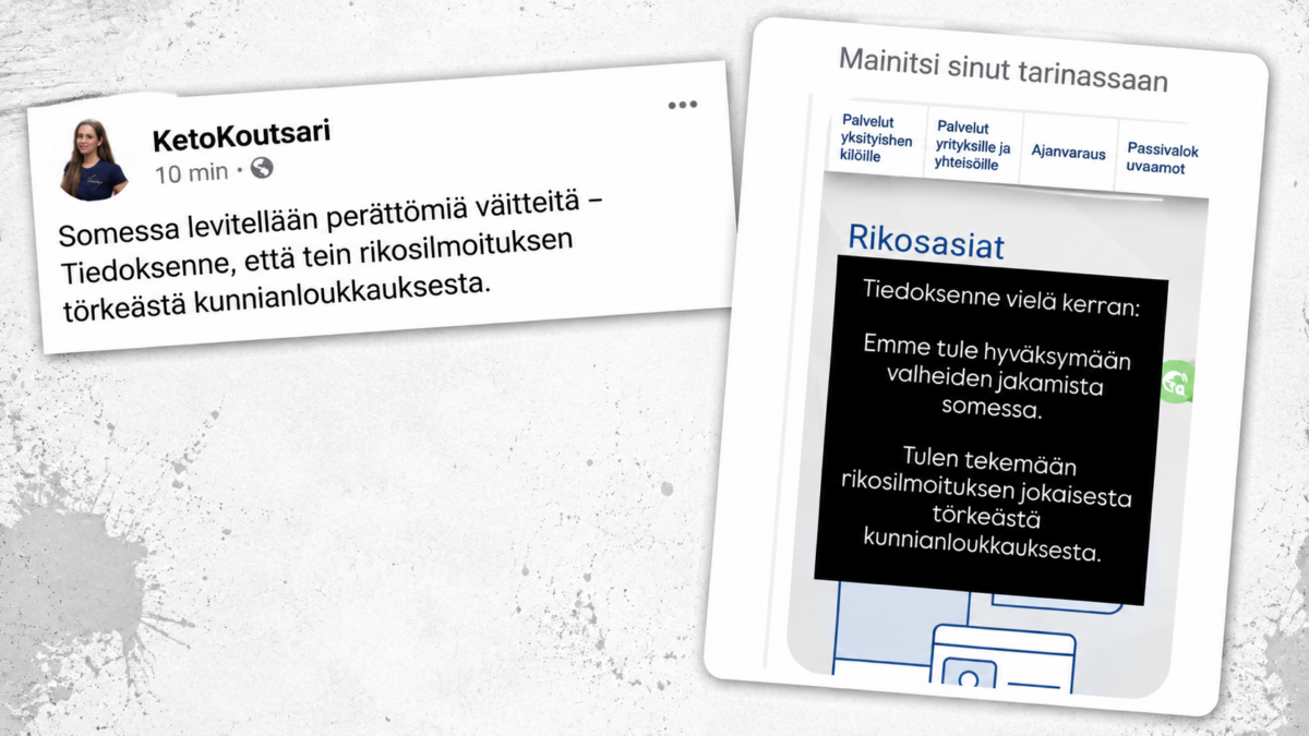 KetoKoutsari kertoi tehneensä rikosilmoituksen – poliisilta yllättävä vastaus