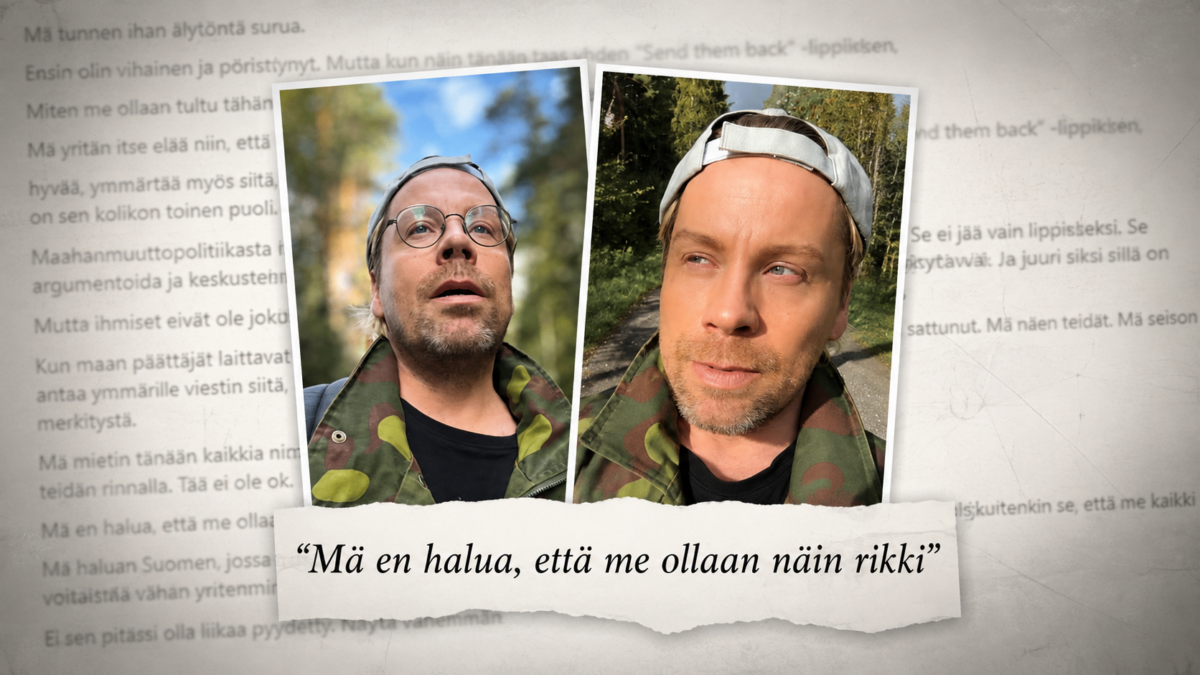Cristal Snow’lta pysäyttävä viesti ”Send them back” -kohusta: ”Mä en halua, että me ollaan näin rikki”