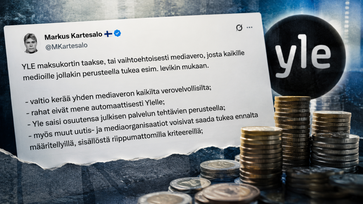 Yle maksukortin taakse tai Yle-vero uusiksi? – Somessa ehdotetaan verorahoitusta myös pienemmille medioille