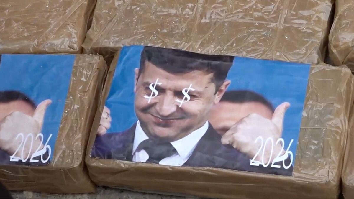 Venäjällä Yli 300 kilon kokaiinitakavarikko – paketeissa Zelenskyin kasvot
