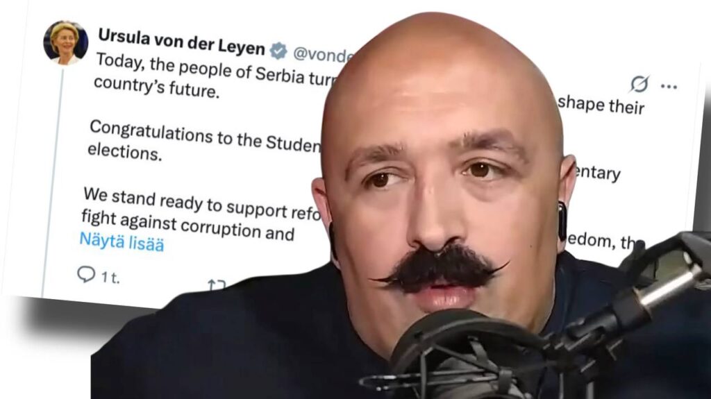 Serbialainen päätoimittaja lyttäsi Ursula von der Leyenin – ”Et ole tervetullut!”