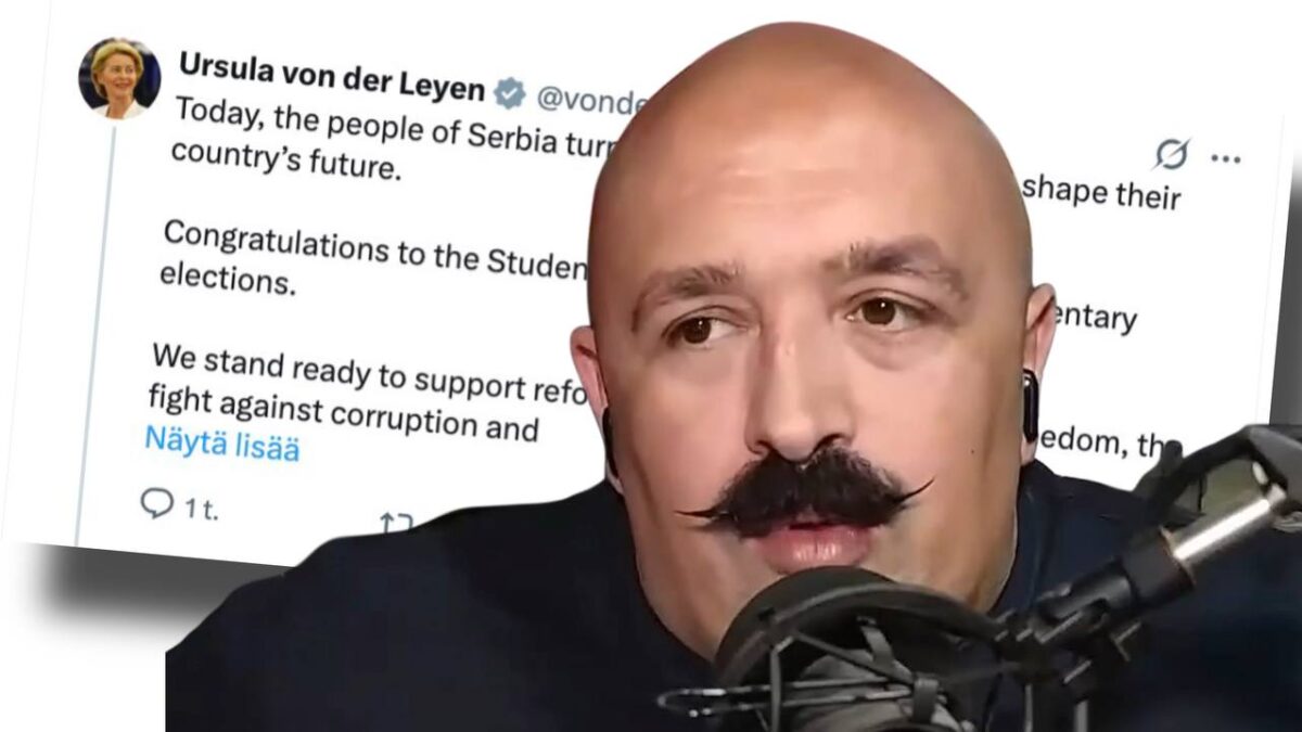 Serbialainen päätoimittaja lyttäsi Ursula von der Leyenin – ”Et ole tervetullut!”