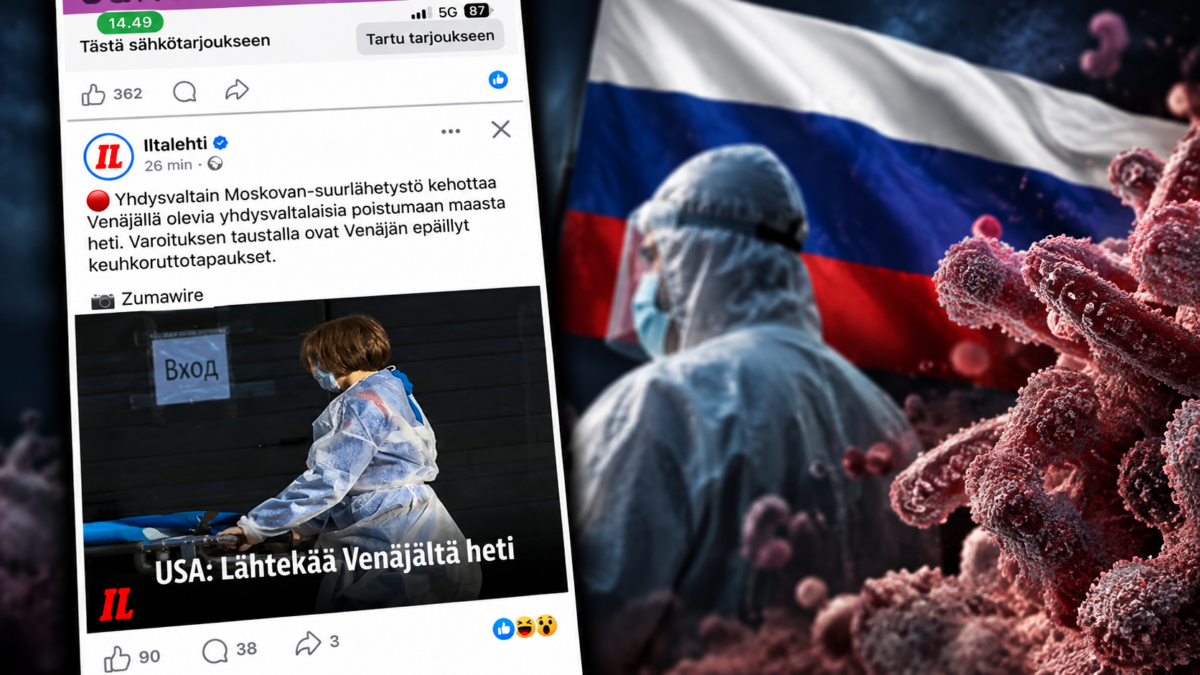 Iltalehti harhauttaa rutto-uutisellaan – USA:n kehotus lähteä Venäjältä ei liity ruttoepäilyyn